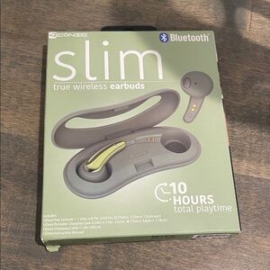NWT Slim True Wireless Earbuds - Green